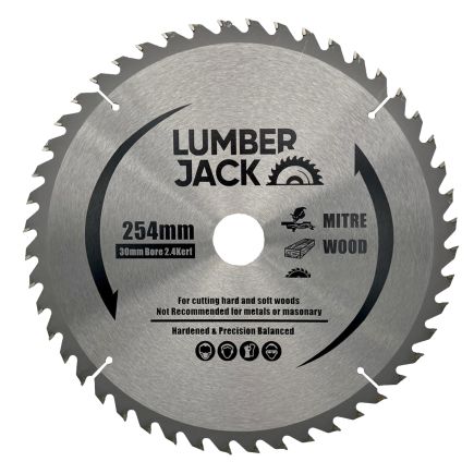 Lumberjack 254mm 60 Tooth Circular Saw Blade 30mm bore